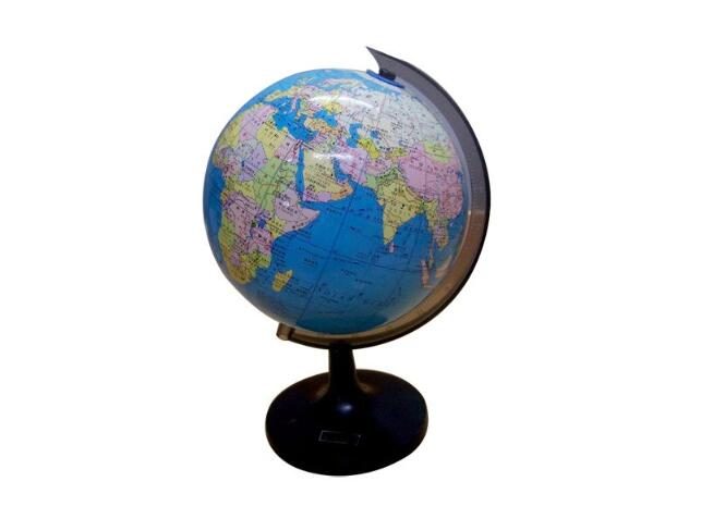 平面地形地球儀